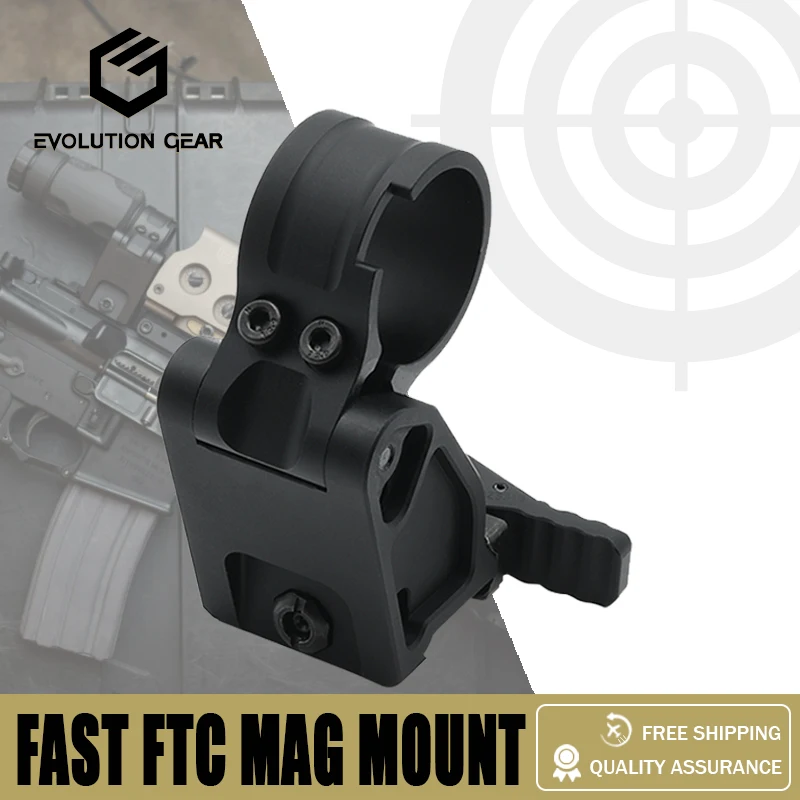 

Tactical Fast Flip-To-Center FTC Magnifier Mount For 30mm Magnifier 2.26in.Optical Centerline Height with Full Original Markings