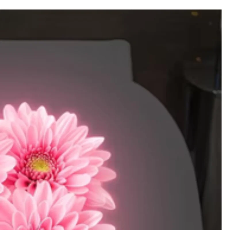 Glow-in-the-Dark Flower Rabbit Toilet Lid Decal Self-Adhesive Removable Toilet Sticker Wall Sticker Home Bathroom Decor