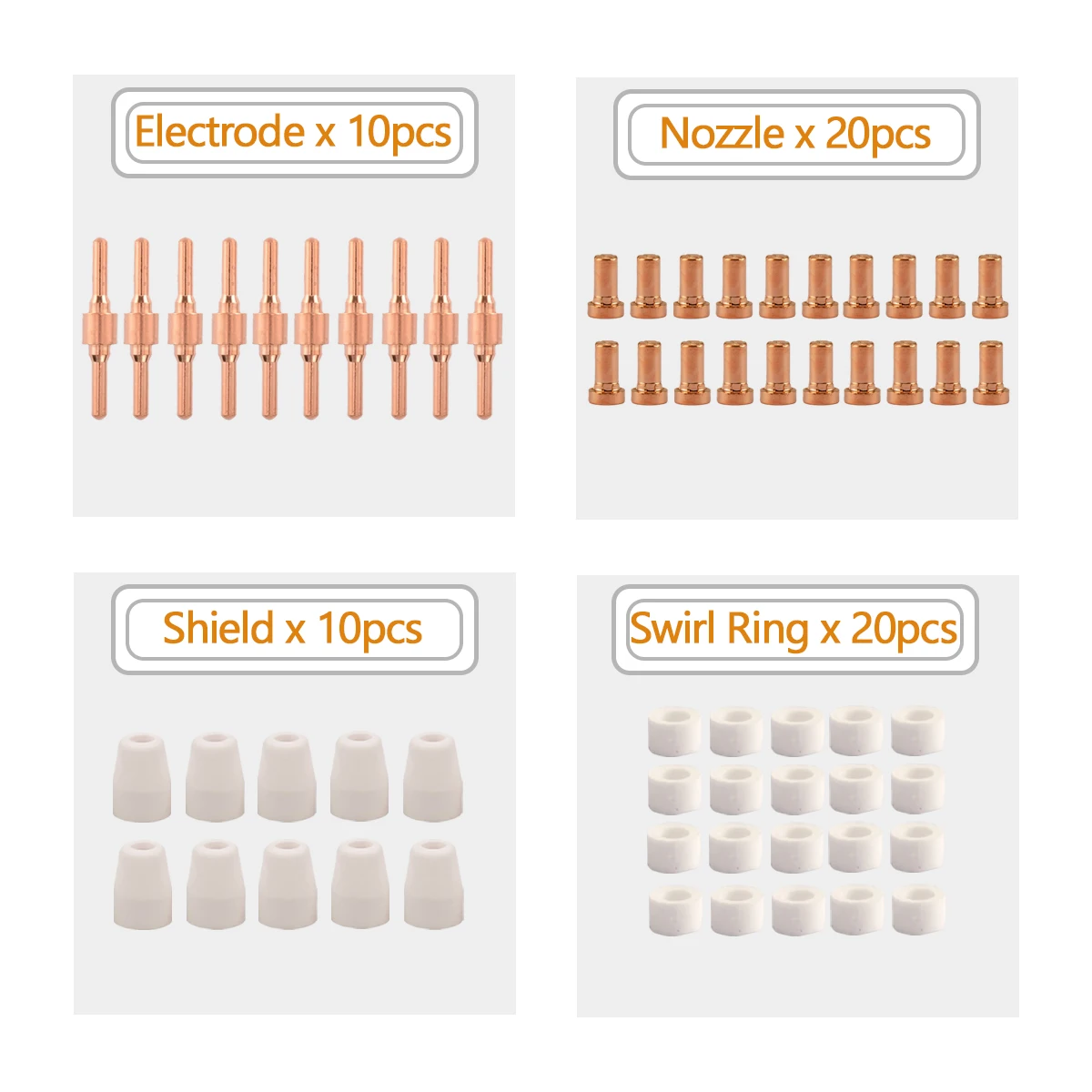 PT31 Plasma Electrode Nozzle fit CUT35 CUT40 CUT45 CUT50 with Plasma Cutter Torch PT31 LG40 PKG/60