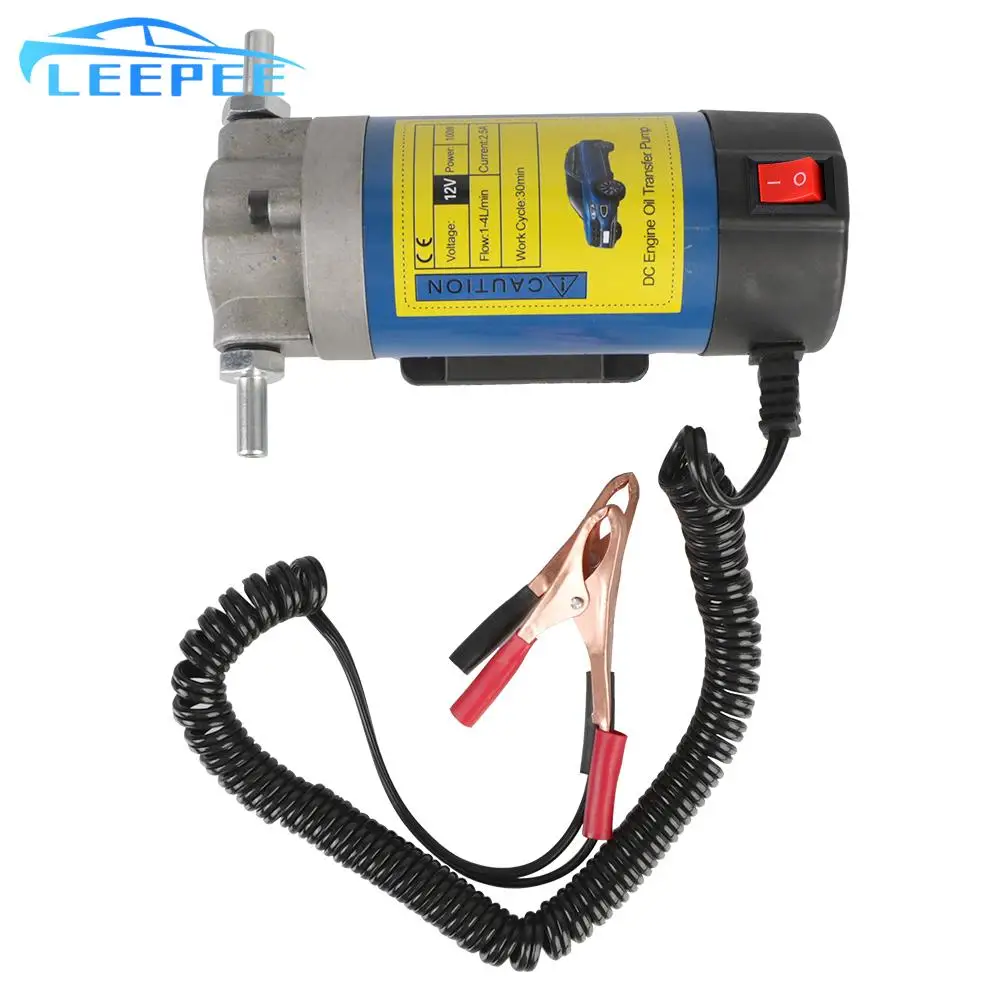 Oil Transfer Pump 12V Motor Oil Diesel Extractor Pump Extractor Fluid Suction For Car Motorcycles Siphon Tool