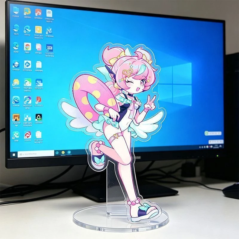 Game Zenless Zone Zero Angels of Delusion Sunna Aria Nangong Uha Cosplay Standing Plate Figure Stand Desktop Ornament Prop