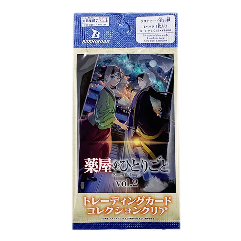 Punto auténtico The Apothecary Diaries, tarjeta de colección transparente periférica, tarjeta pequeña, tarjeta de personaje, juguete, regalo de Navidad