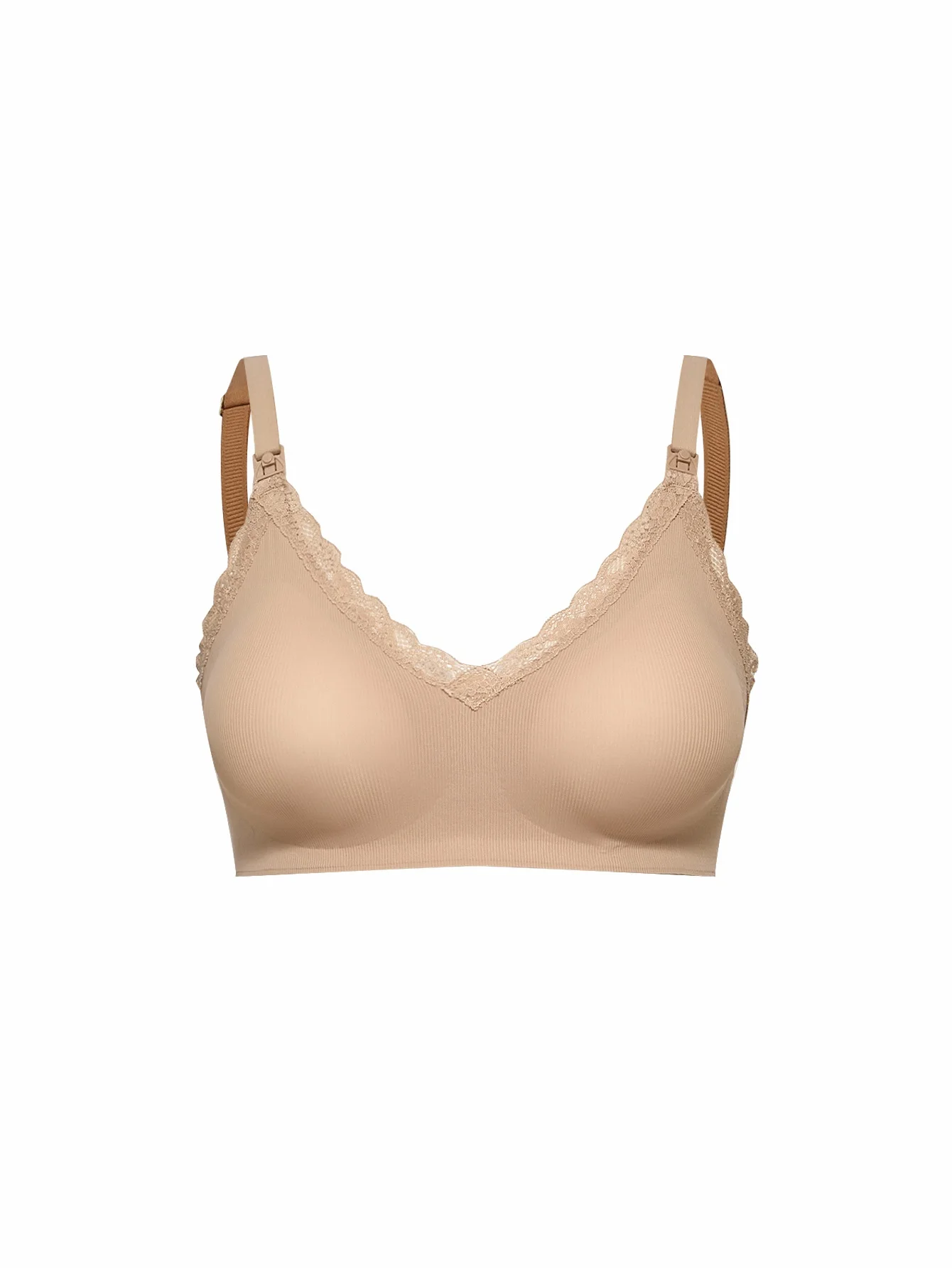 

Удобное нижнее белье для беременных, эластичный V-образный вырез, полностью завернутая кружевная кайма, собранный для женского бюстгальтера для кормления грудью