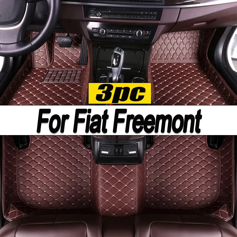 

Автомобильные коврики на заказ для Fiat Freemont 2012, 2013, 2014, 2015, 2016, автомобильные роскошные кожаные коврики с полным покрытием для мужчин и женщин