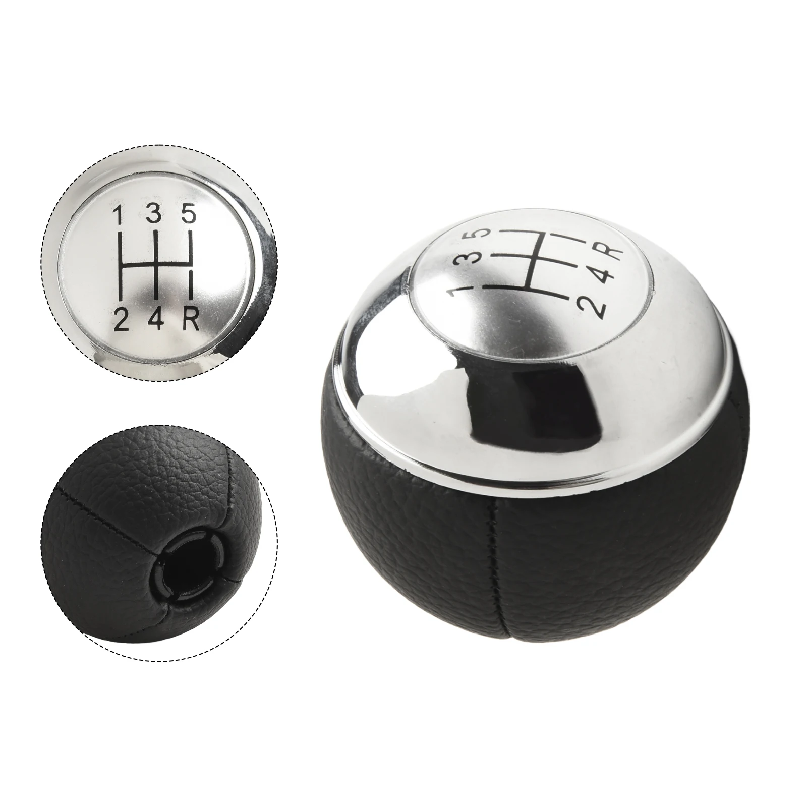 5 Speed Knob Manual Shift Knob Driving Experience Color Silver Easy Installation Shift Knob Inter Luxury Look 5