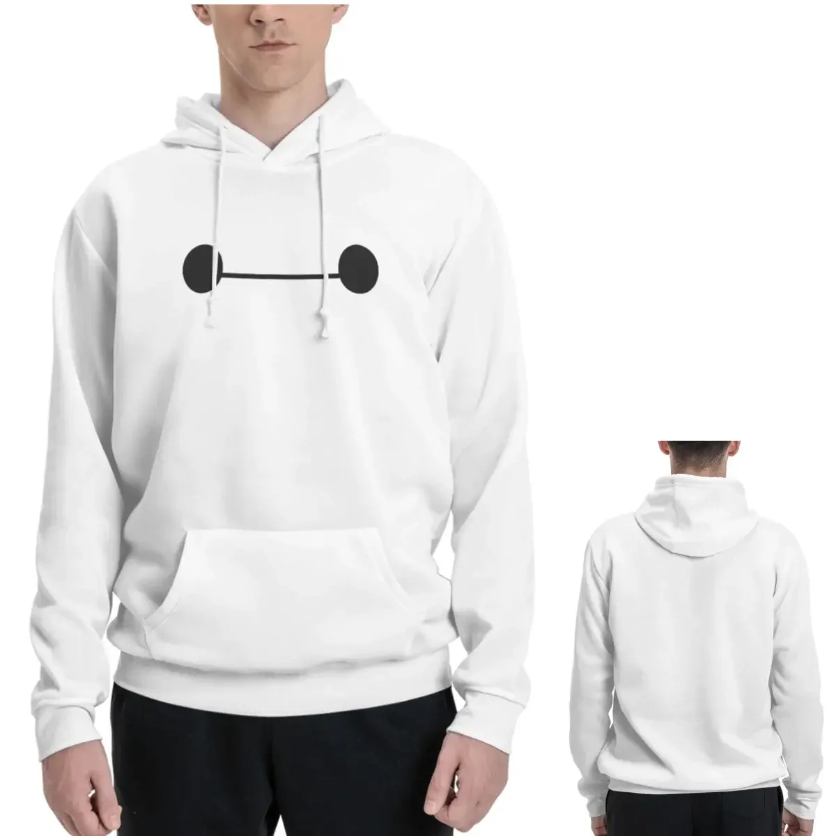 

Надувной робот премиум-класса, большие толстовки для мужчин и женщин, повседневный пуловер, толстовка в стиле хип-хоп, уличная одежда с длинными рукавами, осень-зима