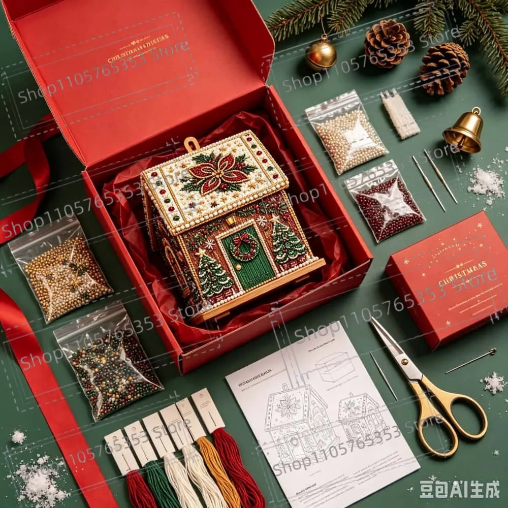 Christmas Cottage Pearl Kit 4