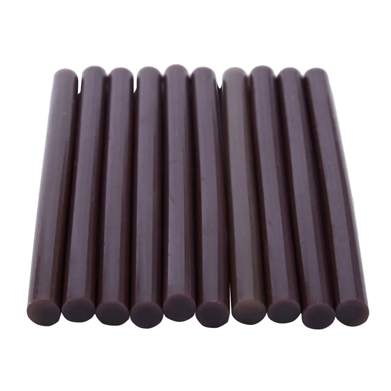 

AB47-60Pcs 100Mm X 7Mm Adhesive Hot Melt Glue Sticks For Hot Melt Glue Gun Brown