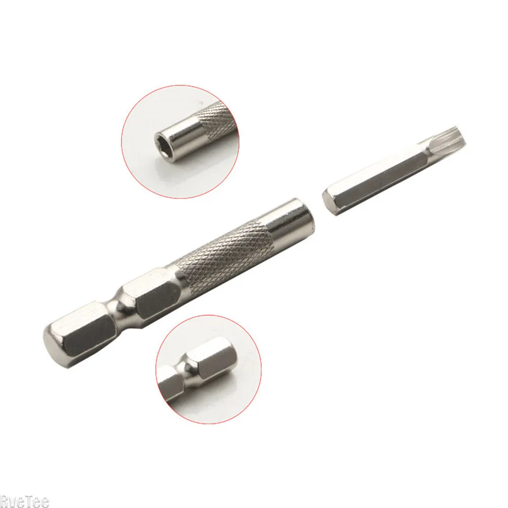 قسط 2 قطعة 1/4 "6.35 مللي متر عرافة عرقوب إلى 4 مللي متر عرافة بت محول-محول عالية الدقة لمسامير المقبس عرافة الدقة #2