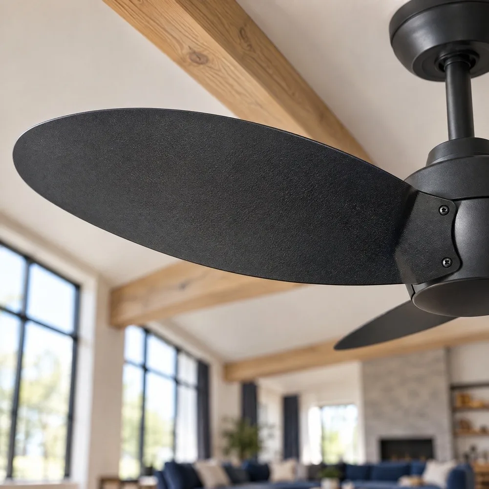 Ceiling for fan 36 Inch Plastic For Blades for Indoor Spaces with Uniform Weight Distribution and Non-Corrosive Properties