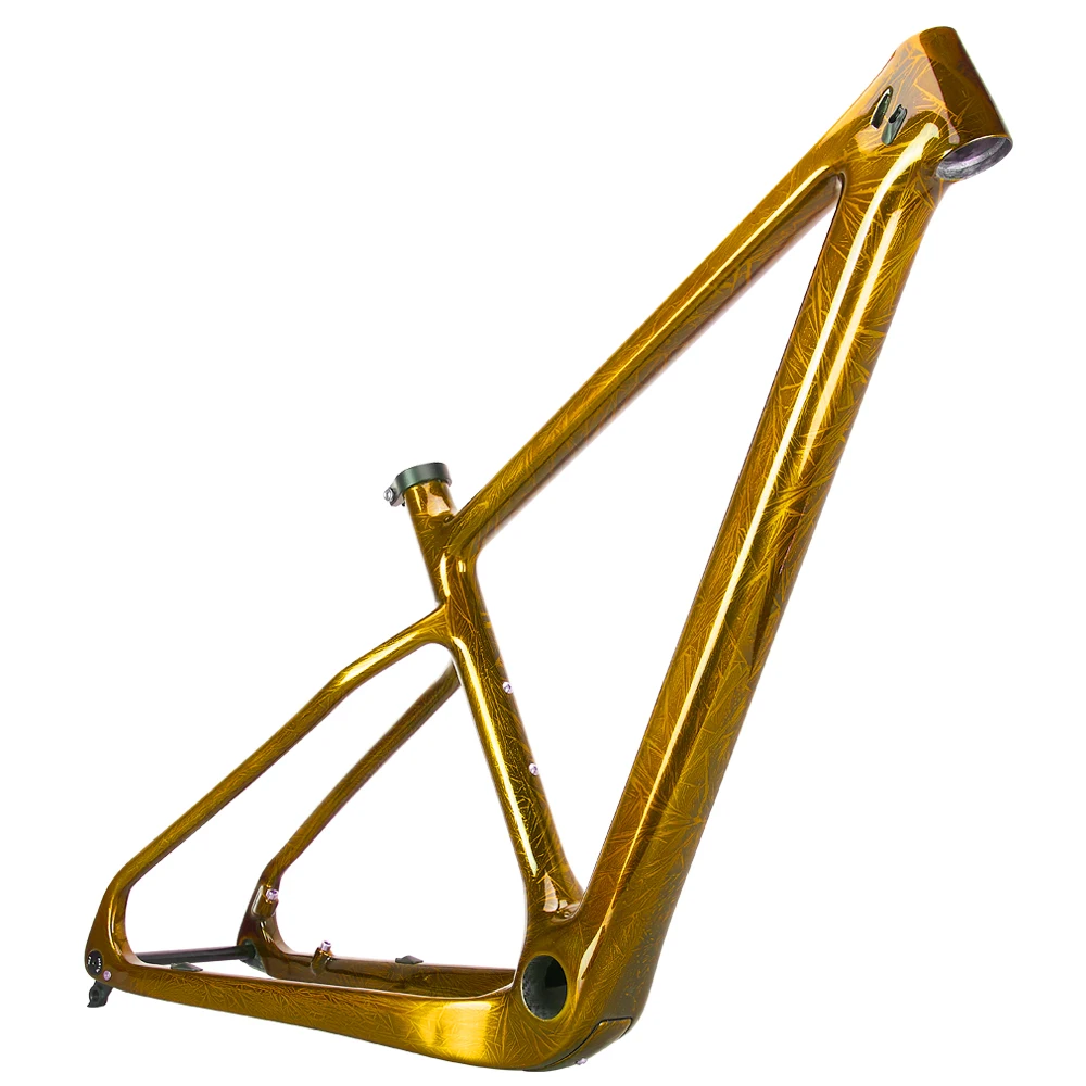 AliExpress NONE Full Carbon Mountain Bike Frame 29er Hardtail XC MTB Frame PF30 Bottom Bracket 142x12mm Thru Axle Quick Release Disc Brake