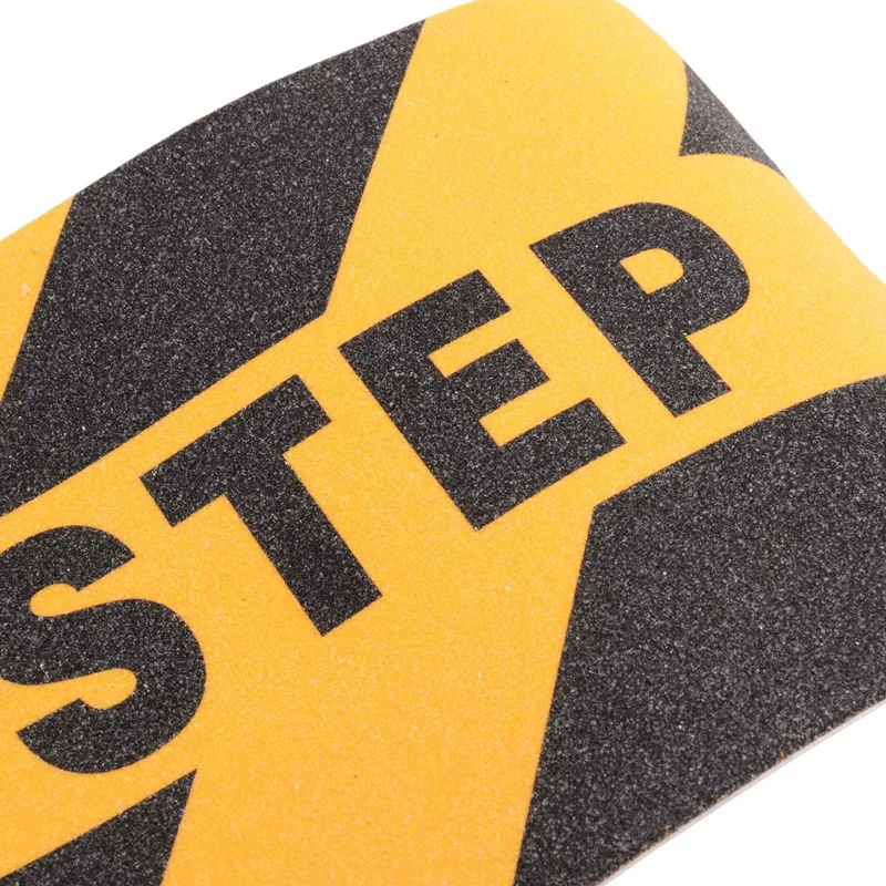 Watch Your Step Floor Decals Stickers 6X24 Inch Warning Sign Sticker Floor Tape Anti Slip Abrasive Adhesive Tape Decal