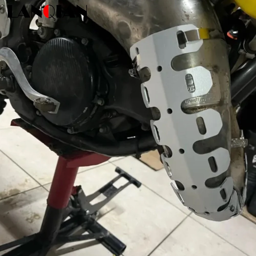 For Kawasaki Ninja 400/ZX-6R Z900 Universal Motorcycle Front Manifolds Exhaust Heat Shield Protector Cover Versys 650 Vulcan S
