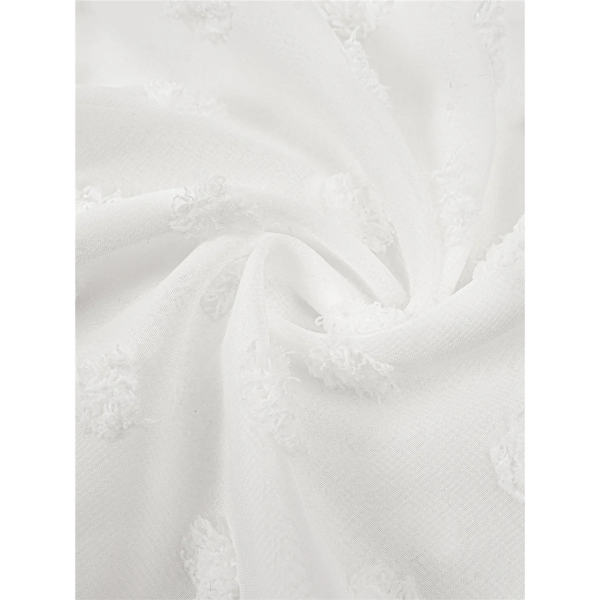 Kardigan damski ABQR z rękawem 3/4, kardigan biały S