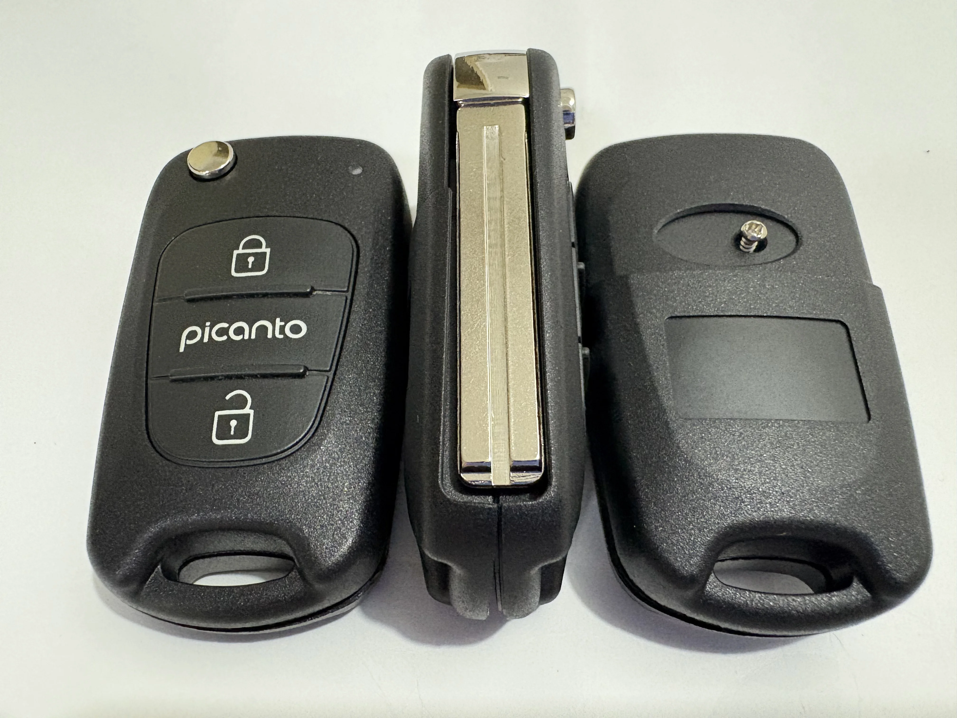 1 قطعة جديد استبدال لكيا بيكانتو ريو سولاريس سبورتاج 3 أزرار مفتاح السيارة فوب حافظة عن بعد قذيفة الوجه فارغة تقطيعه شفرة لا شعار #4