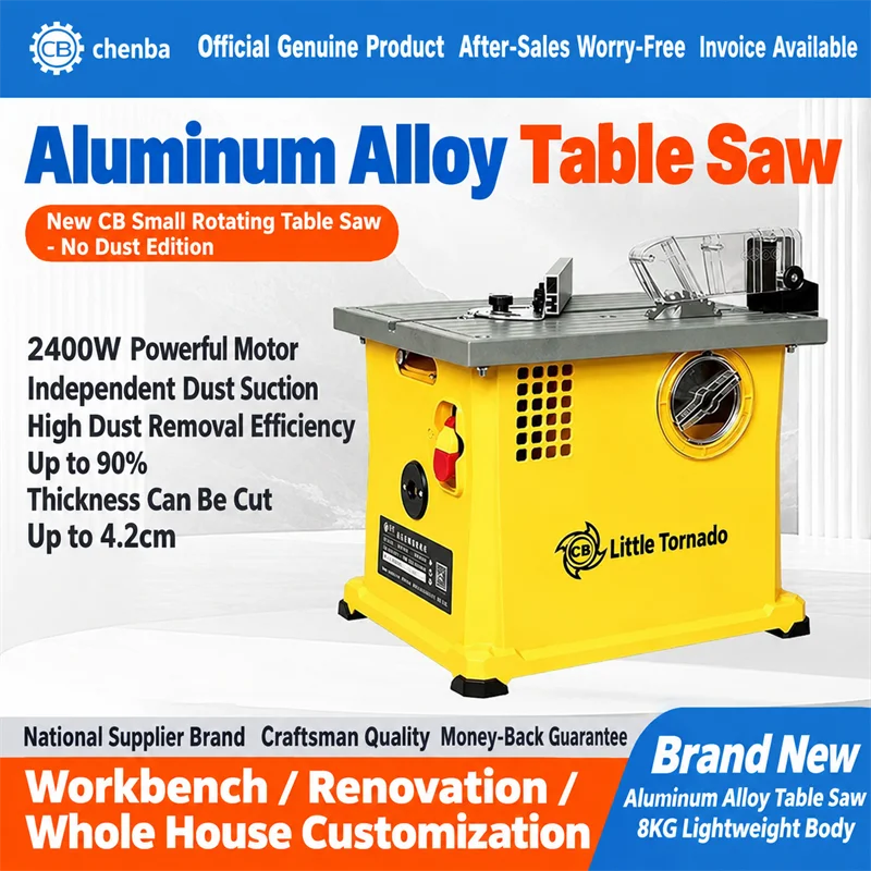 Portable Woodworking Table Saw Electric Multi-Function 45 Degree