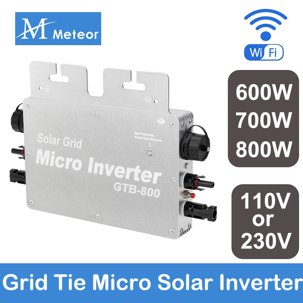 inversor solar micro com funcao wi fi conexao de rede ip65 impermeavel eletrodomestico 600w 700w 800w 110v 230v 01