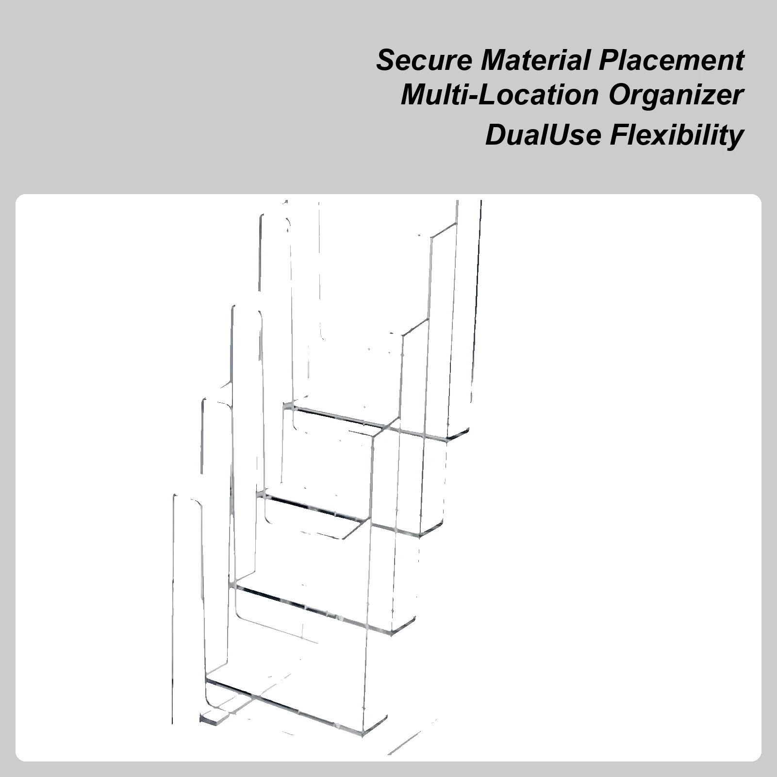 حامل كتيب أكريليك واضح 5-Tier المنظم 2 قطعة كتيب نشرة حامل رف لبطاقات طاولة مضادة مكتب منطقة الاستقبال #1