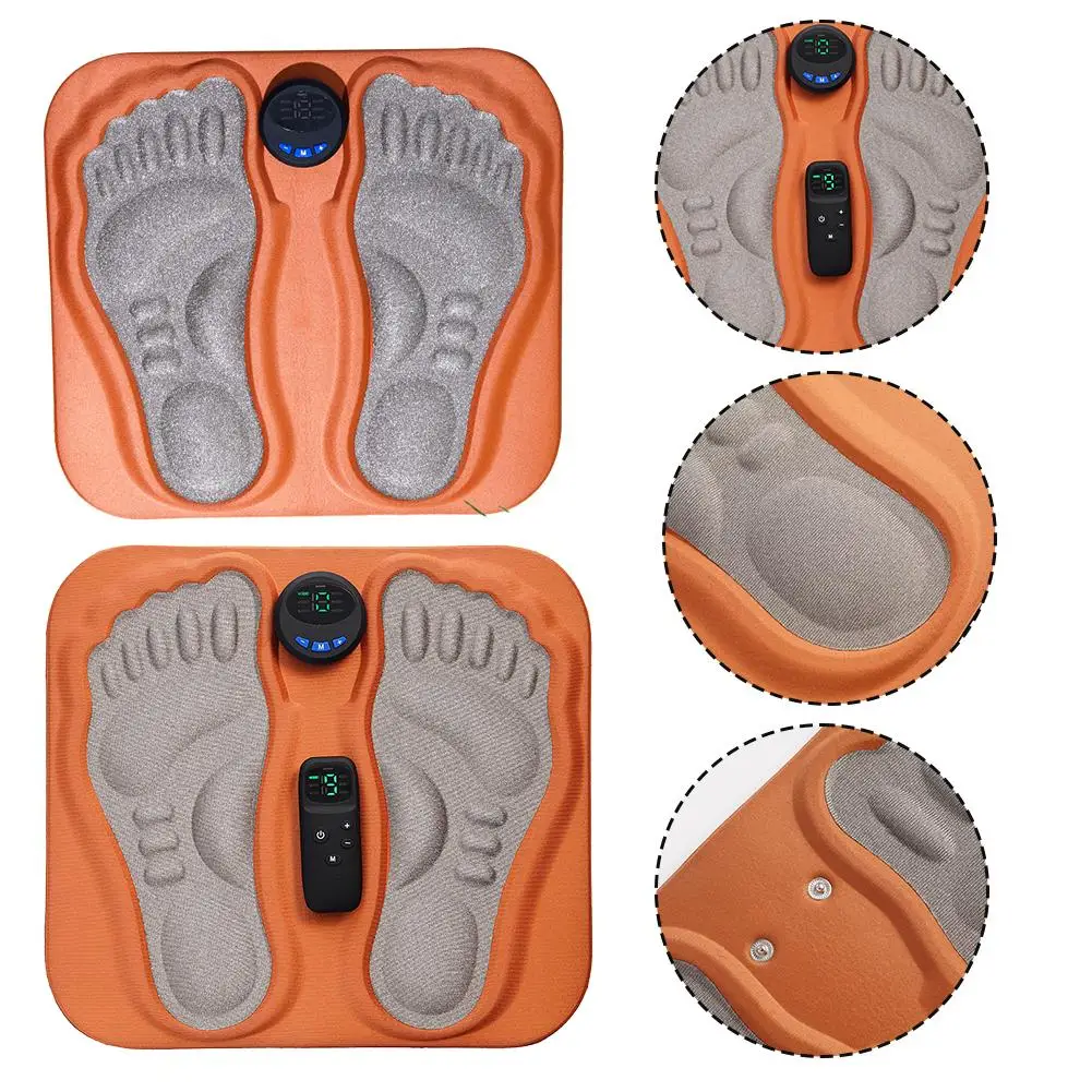 

3D Smart Foot Massage Pad Feet Massager Improve Blood Legs Rechargeable Foot Circulation Pad Muscles Slim Relax H8N8