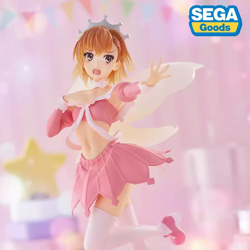 Genuino Originale Sega Toaru Kagaku No Railgun T Luminasta Shokuhou Misaki Misaka Mikoto Anime Figura Modello Desktop Ornamento Giocattoli