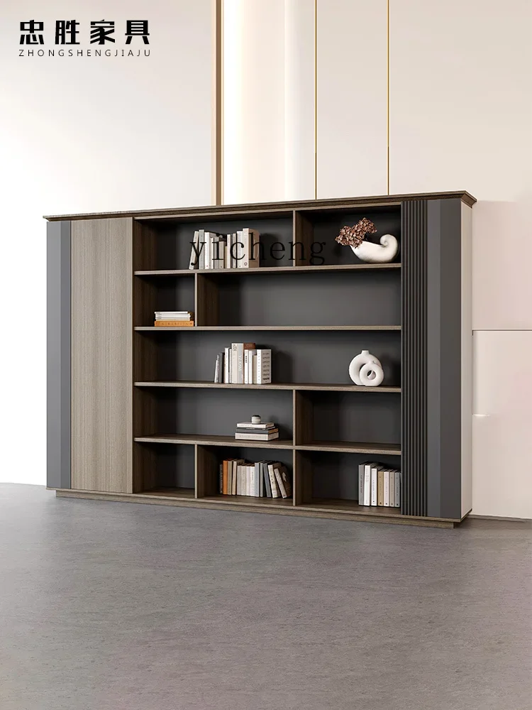 A29  simple modern file cabinet boss table matching bookcase bookshelf combination office data cabinet