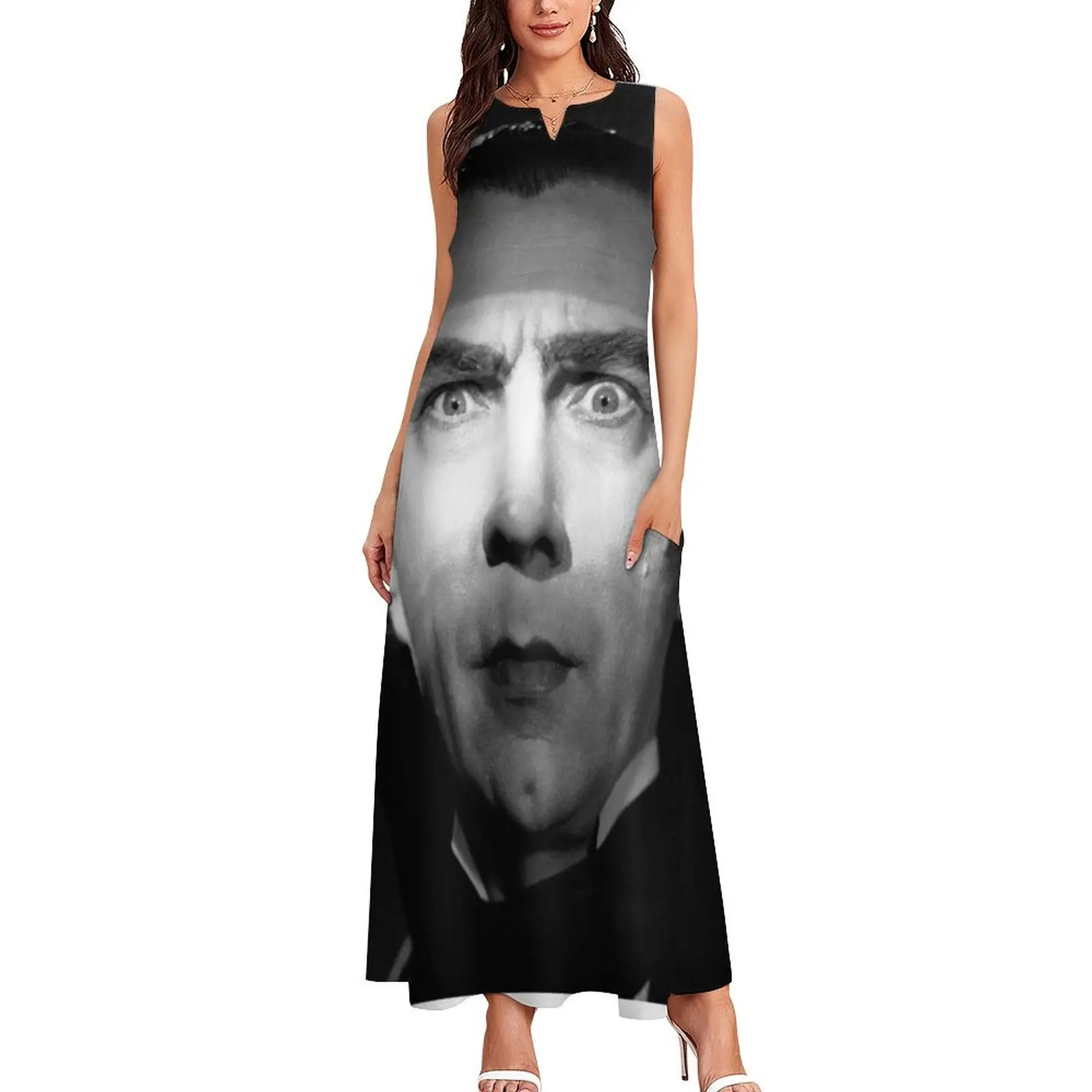 Bela Lugosi Dracula Long Dress loose women's dress beach outfits for women dresses summer