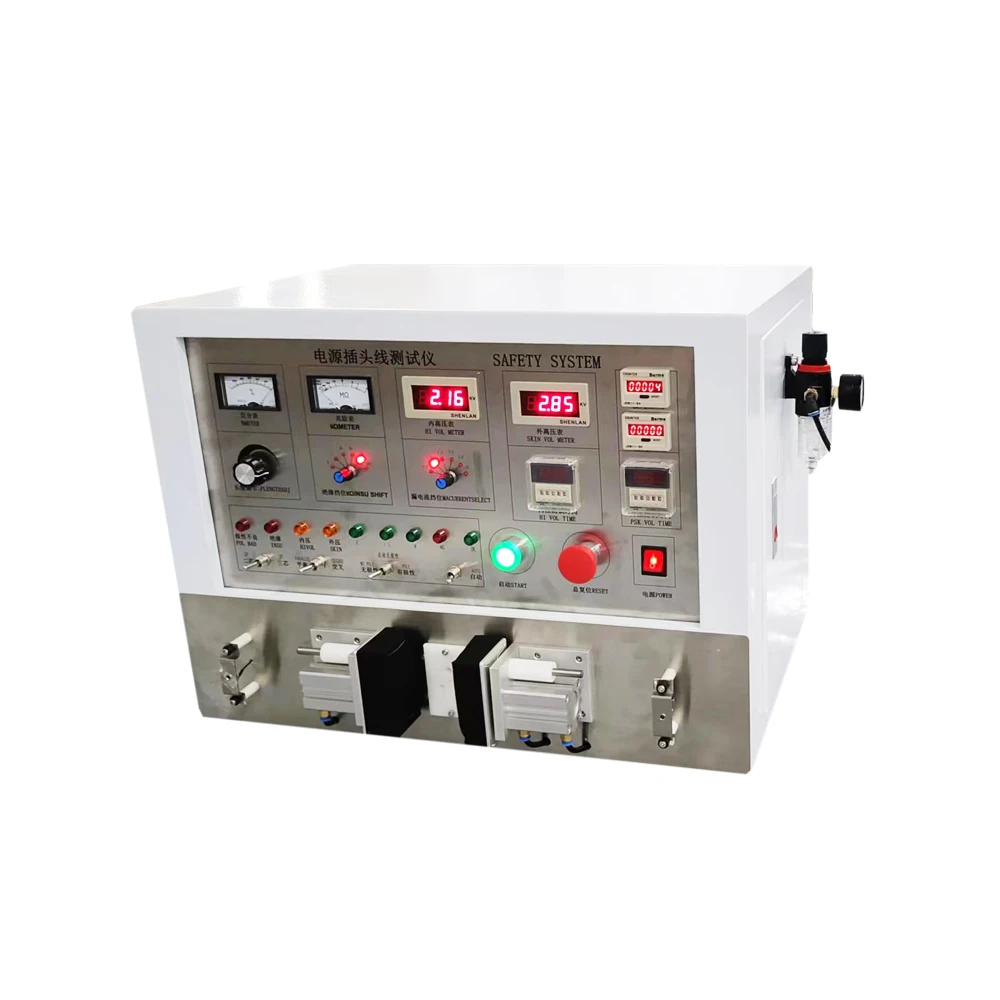 

Single End Power Cord Tester Power Cable Inspection Machine Semi-automatic Power Cord Testing Machine