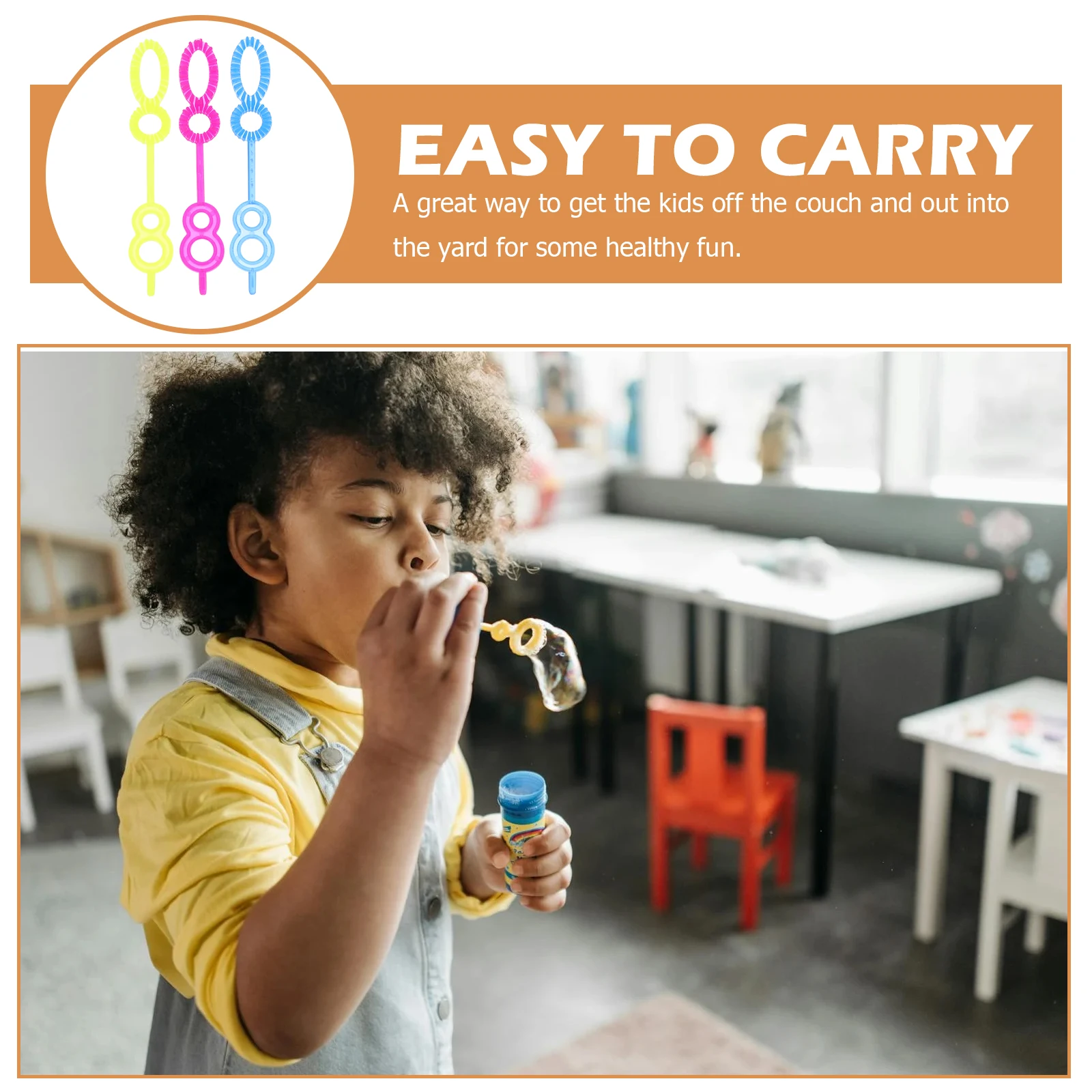 100 pçs ferramenta varinha de bolha diversão criativa para crianças ao ar livre jogar soprador bolha conjunto crianças meninos meninas cor aleatória