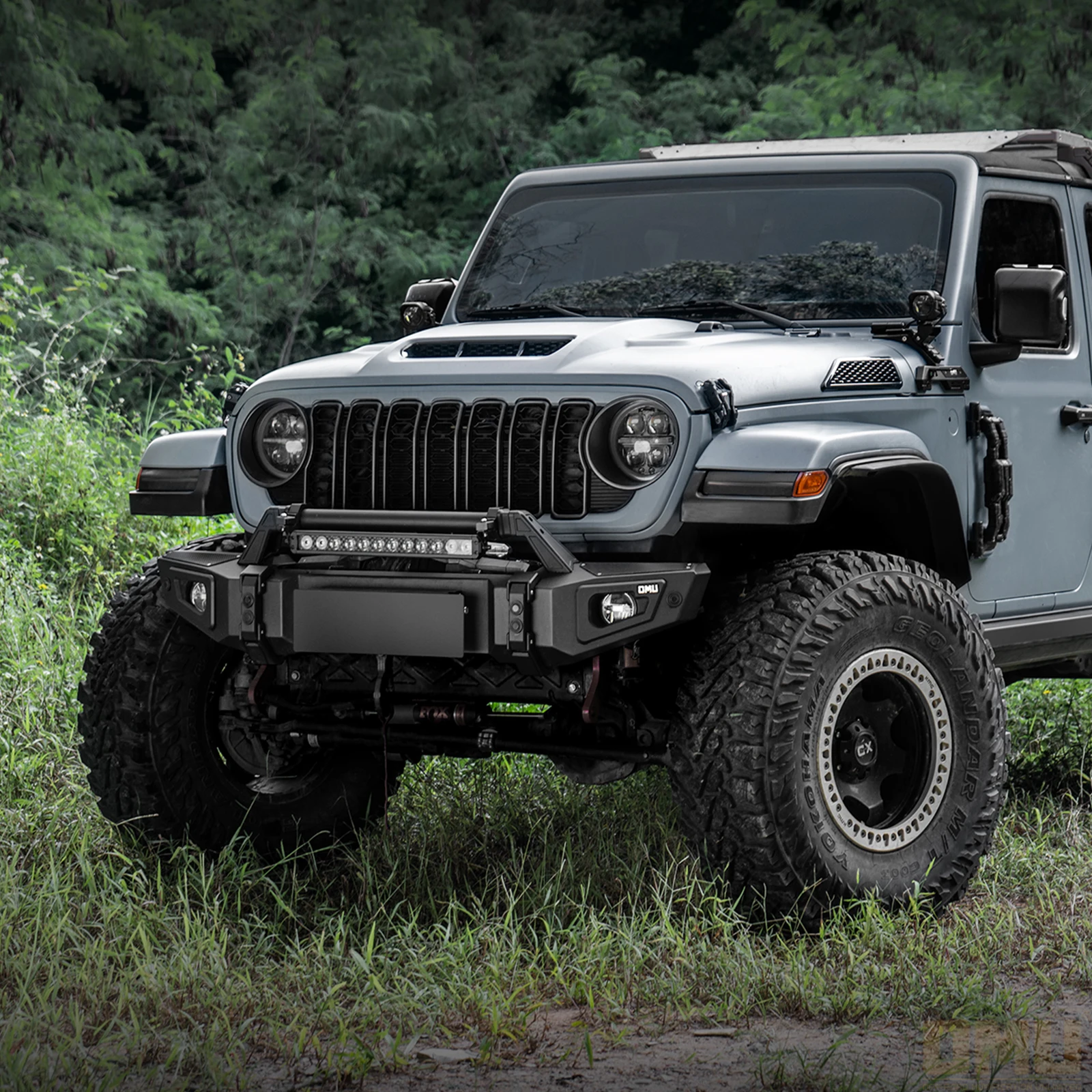 

OMU Front Bumper For Jeep Wrangler JL Manufacture Accessories Steel Bull Bar For Jeep Gladiator Pickup JT