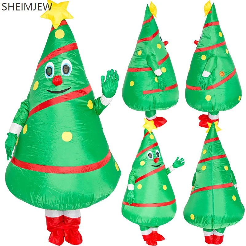 

Christmas Adult Role Play Christmas Tree Cute Funny Snowman Santa Claus Anime Costume Party Carnival Inflatable Costume Dress