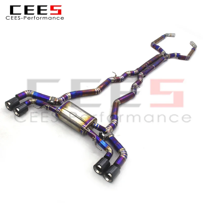 CEES Most Hot Sale M550i Exhaust Tuning Auto Parts for BMW M550/M550i G30/N63 4.4TT 2017-2022 Titanium Exhaust Catback