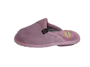 House/Women's Slipper/Biorelax/textile/rubber sole/air chamber/mauve Color