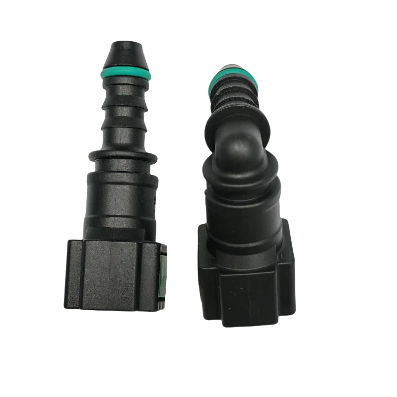 6.30mm ID6 auto Fuel line quick connector with 180 and 90 degree SAE  fuel pipe fittings  female joint 2PCS a lot