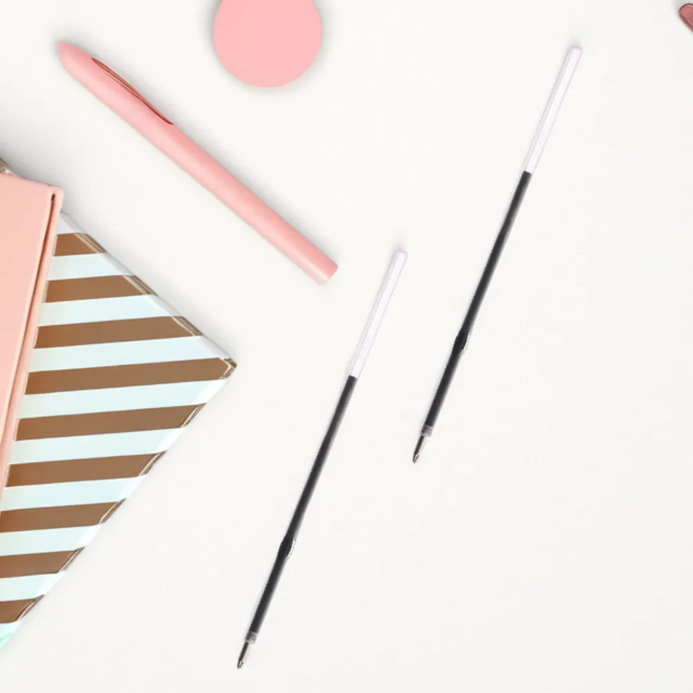 

200 шт. сменных стержней для шариковых ручек, 0,7 мм, черные чернила, тонкий наконечник, для плавного письма, для офисных ручек