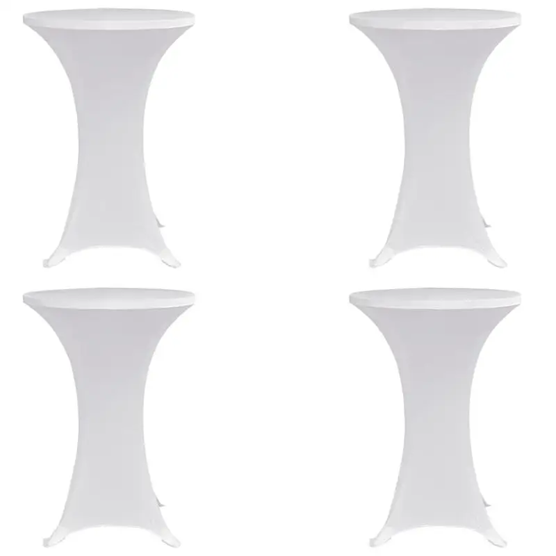 Fundas Para Mesas De Pie, 4 Piezas, Ø 70 Cm, Elásticas, Blancas — -66%, 97.36€ Coupon, from 50.15€ – 66% descuento – €50.15