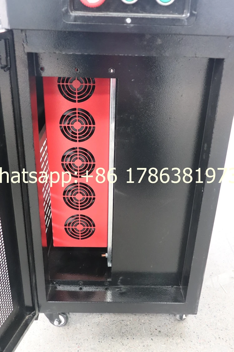 300W Watt Laser Rust Removal Cleaning Machine Mini Metal Aluminium Suitcase Wood Desk Door Paint Pulse Fiber Laser Cleaner