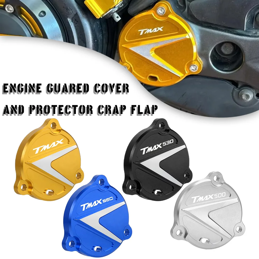 

For Yamaha T-MAX TMAX 530 500 560 TMAX530 TMAX500 TMAX560 2012 - 2024 Motorcycle Engine Stator Guard Cover Protector Crap Flap