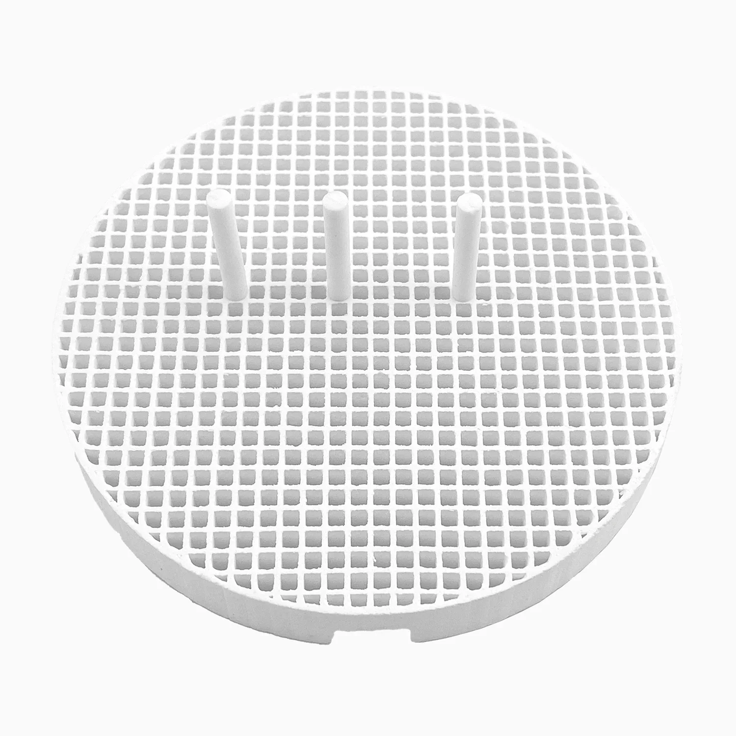 Dental Lab Honeycomb Firing Trays with 20Pcs Zirconia Pins Pan Rack Circle Zirconia Ceramic Pins Dental Technician Supplies