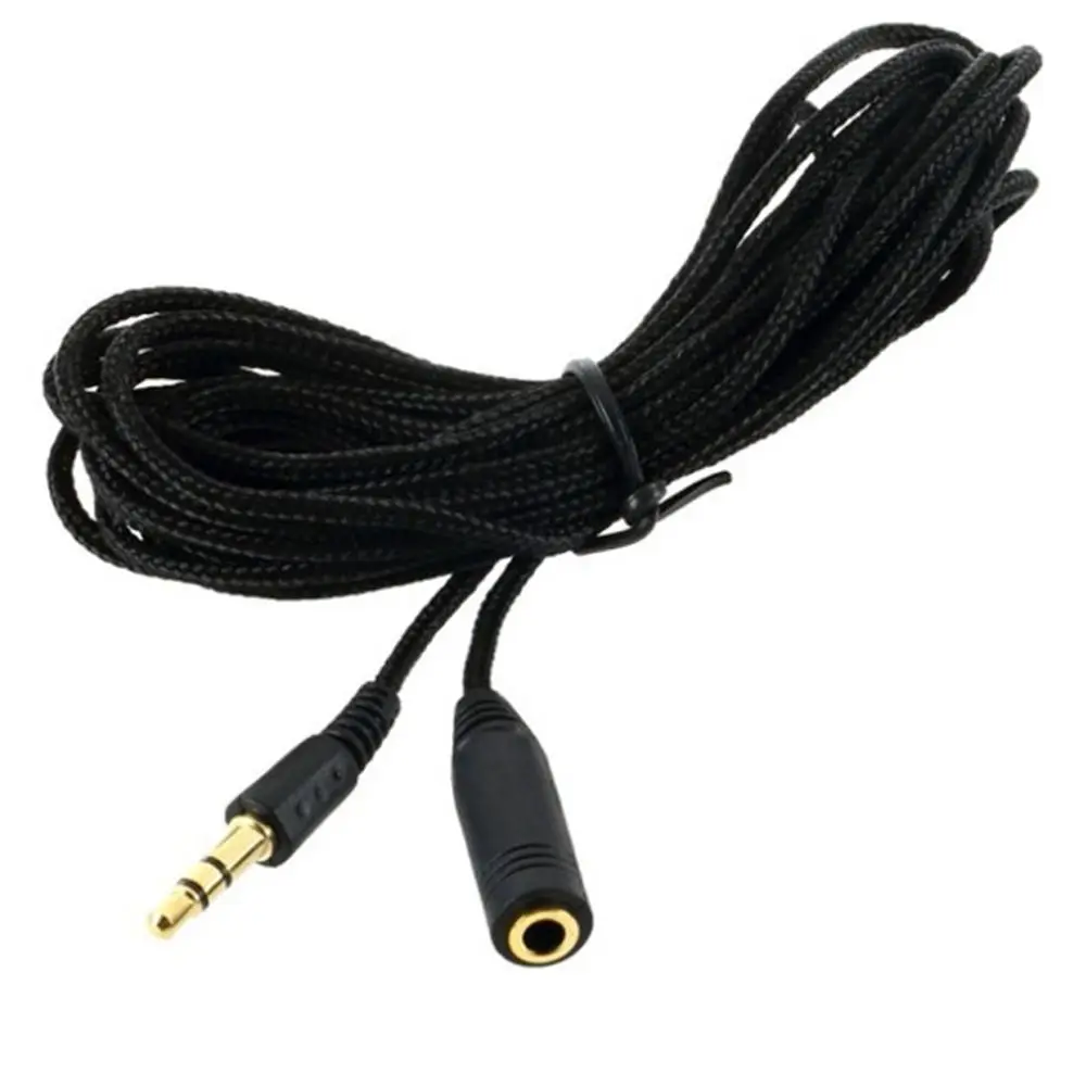 1 * 4.9ft 3.5mm Female ke Male F/M Headphone Stereo Audio kabel ekstensi