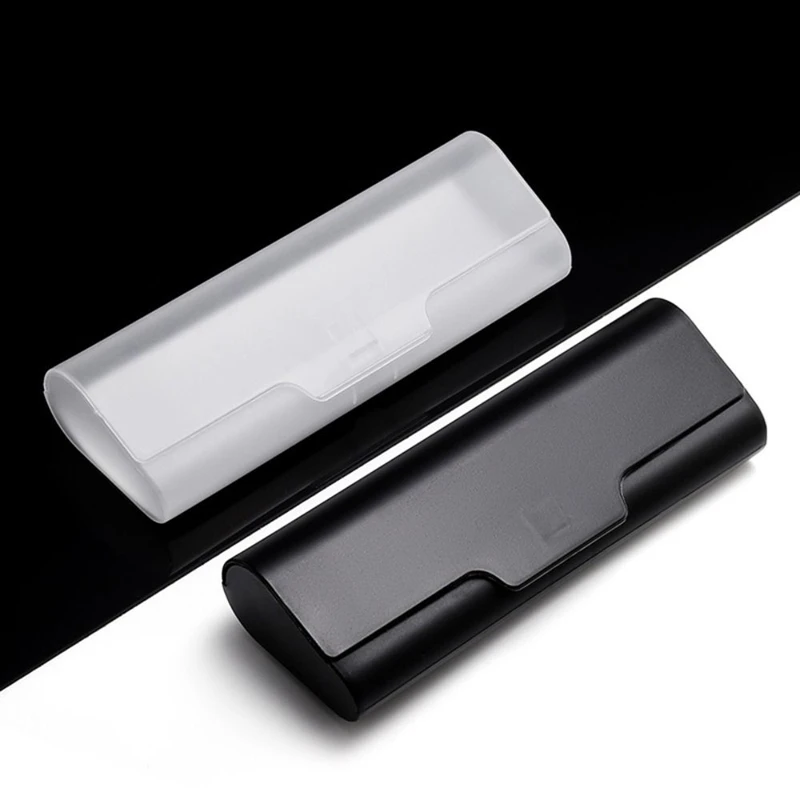 Frosted Transparent Plastic Eyeglass Box Ultra Light Portable Spectacle Case Durable Storage Holder Anti-scratch Protective Box