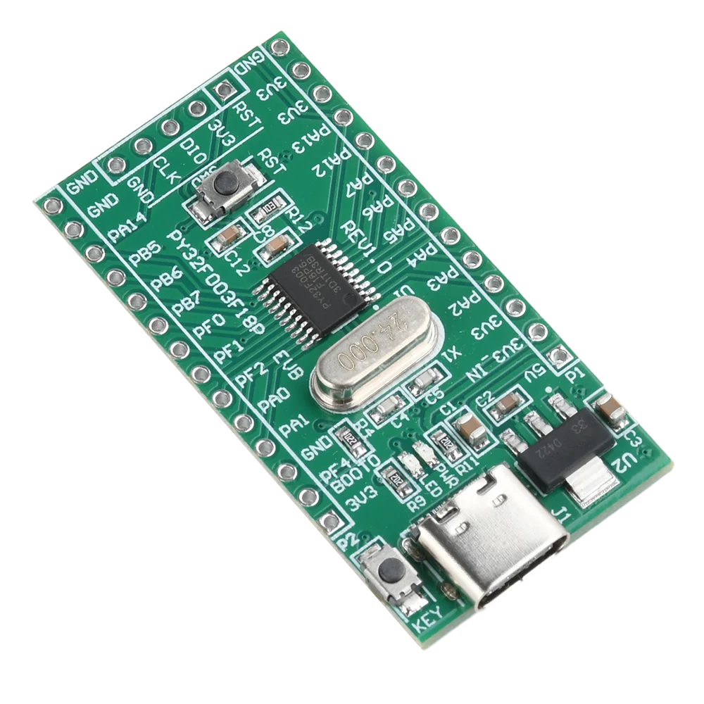 PY32F003F18P6TU مجلس التنمية PY32F003 MCU لوحة النظام مجلس التنمية دبوس غير ملحوم