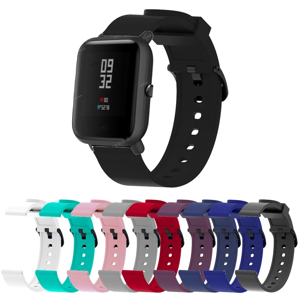 

Оригинальный ремешок 20 мм для Huami Amazfit Bip Smart Watch, ремешок для Amazfit GTS 4/2 Mini GTS 3 2e, браслет GTR 42 мм/Mini Correa