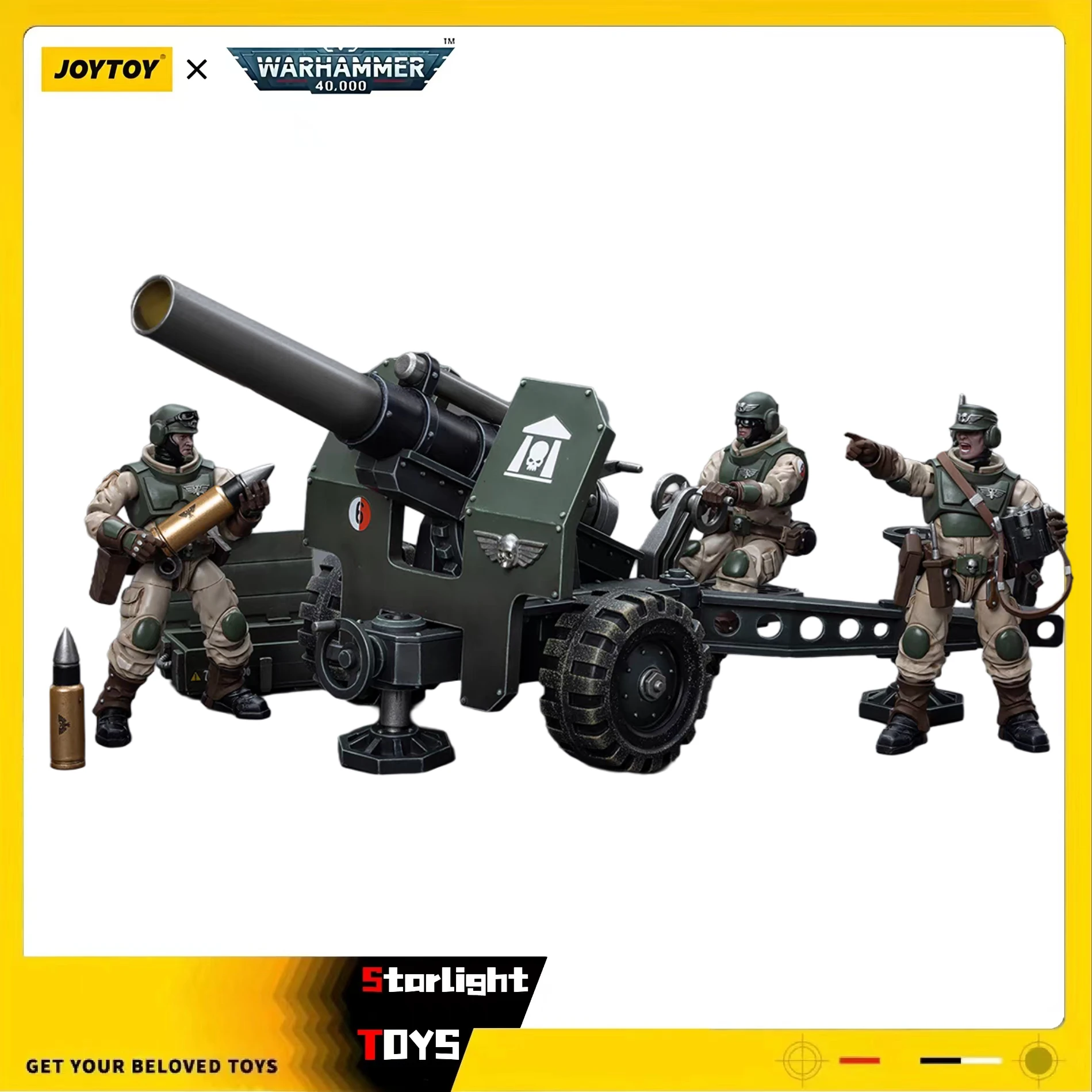 

JOYTOY 1/18 экшн-фигурка Warhammer 40K Astra военная команда Ordnance со Bombast полевой пистолет игрушки модель подарки