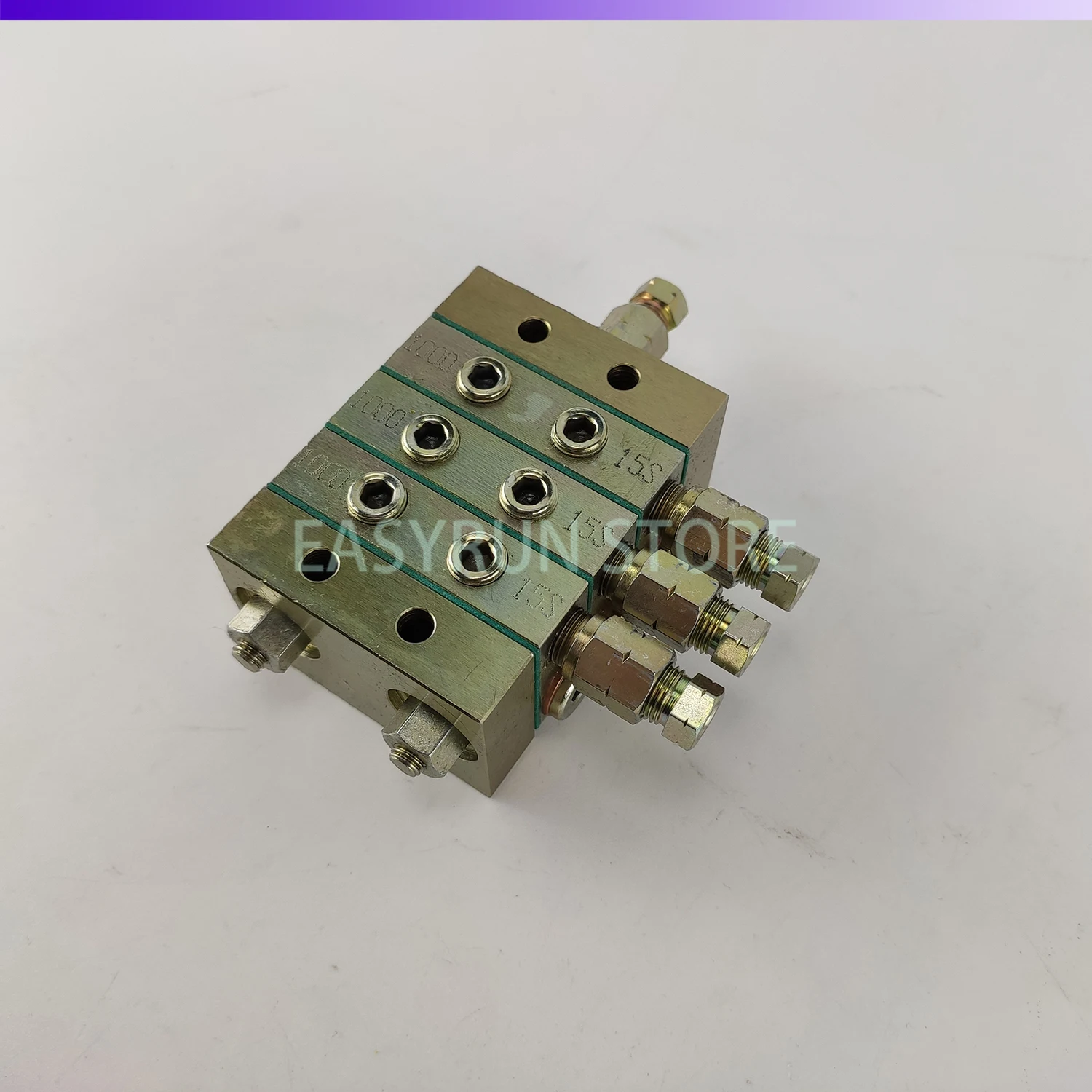 N1000 Series 6 Outlets 250bar Grease Lubrication Distribution Divide Valve For Central Lubrication System