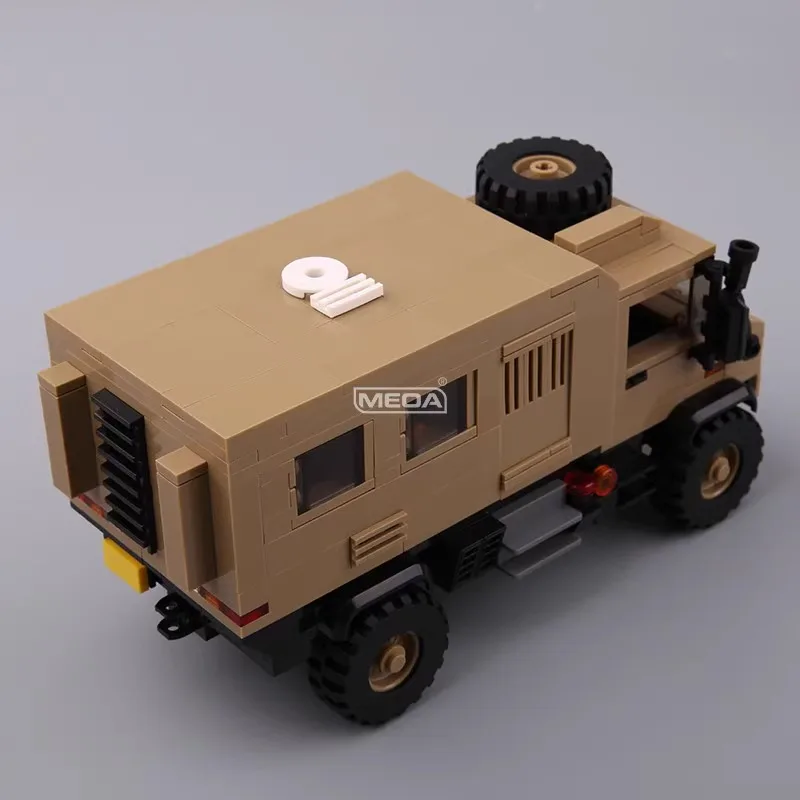 

643 шт., немецкий ретро-строительный блок ORV U4000, бронеавтомобиль, транспорт, внедорожный вездеход, автофургон, кирпичи, модель для мальчиков, детская игрушка в подарок