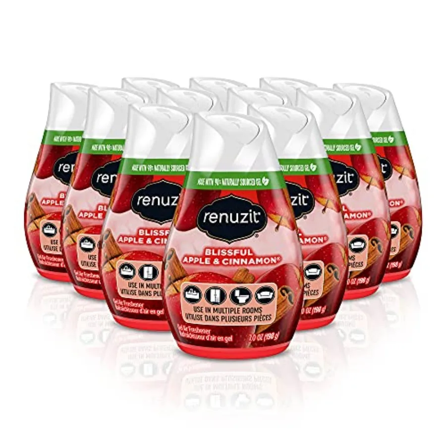 

- 1717587 Blissful Apple and Cinnamon Adjustable Gel Air Freshener, 7oz Cone Pack of 12