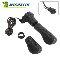 Electric Bicycle Right Handle for E-Bike Electric Scooter Throttle WP/SM Connector 36V 48V 72V Half Handle Twist Throttle