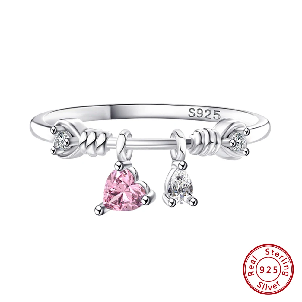 

Серебряное изящное кольцо с фианитом, серебро 925 пробы