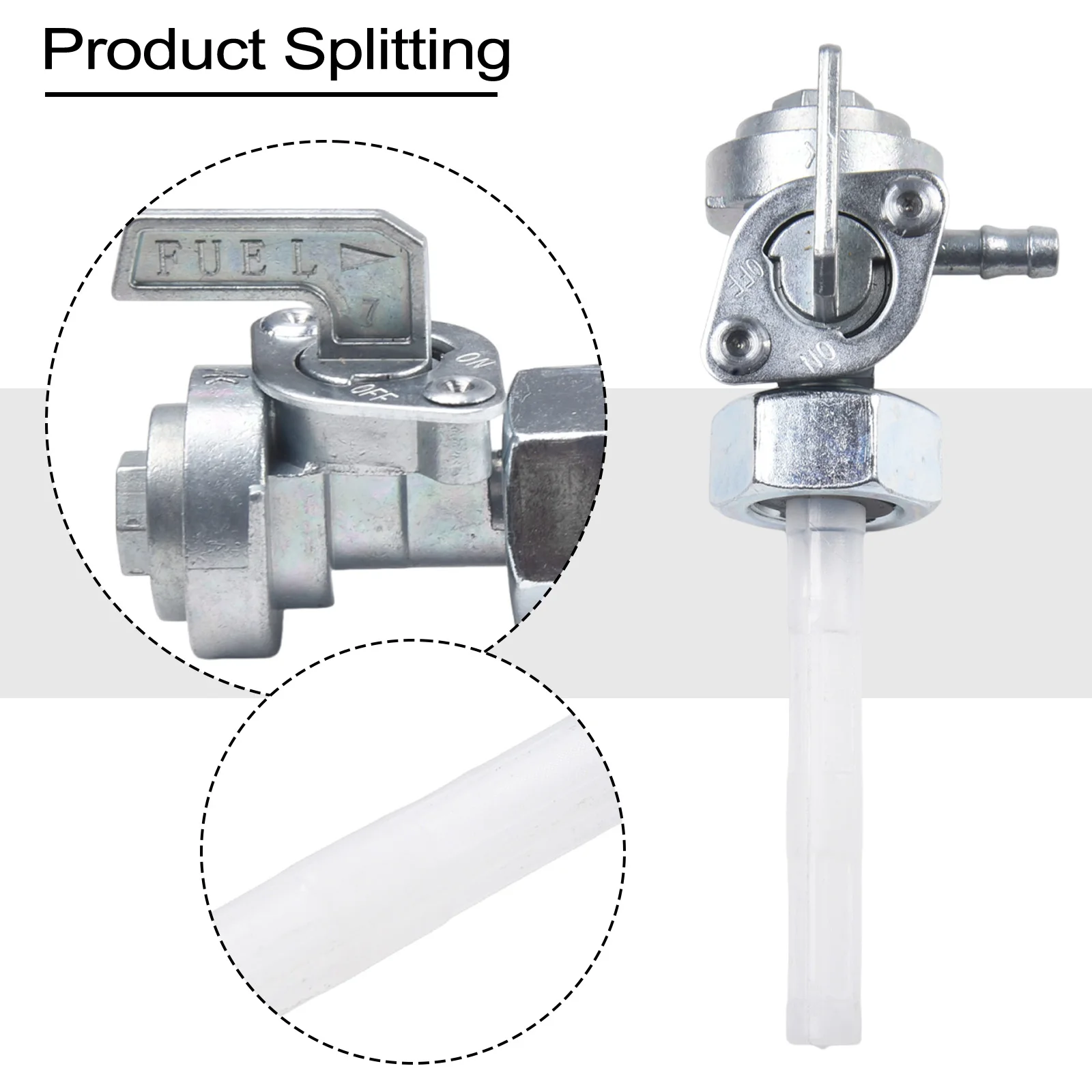 Tank Valve Petcock Switch For Reliable Operation In Various Types Of Small Equipment Including Pressure Washers And More