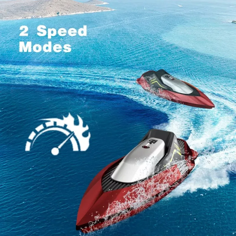 Barco 4DRC S5 RC 20+ MPH para piscinas lagos 2 4GHz batería recargable alarma de batería baja regalo para niños niñas